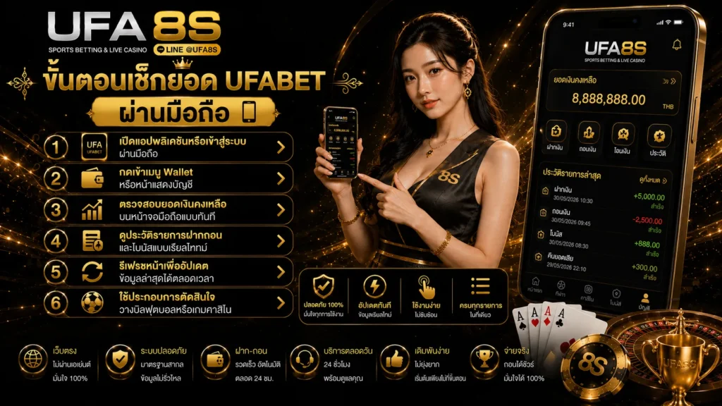 เช็กยอด UFABET