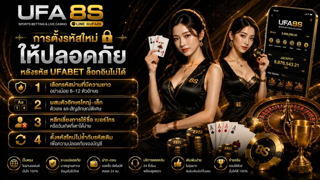 ลืมรหัส UFABET
